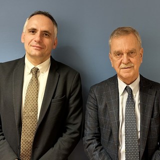 Da sinistra: i professori Nicasio Mancini e Paolo Grossi