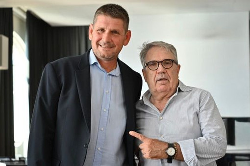 Nicola Riva con Claudio Ferretti a Luino (foto Angela Garro) Nicola Riva con Claudio Ferretti a Luino (foto Angela Garro)