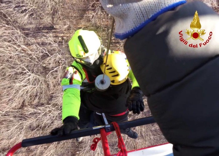 Escursionista ferito al Forte di Orino, salvato da Soccorso Alpino e vigili del fuoco