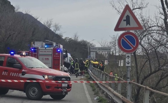 foto dell'incidente di Porto Valtravaglia tratta da Luinonotizie.it