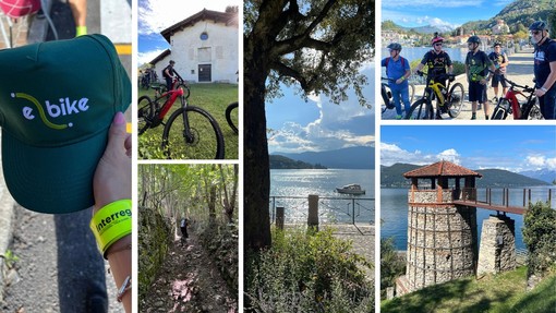 In e-bike alla scoperta delle bellezze del territorio. Grazie a un progetto Italia-Svizzera