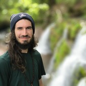 Samuele Salvia durante un'escursione sui monti della provincia di Varese