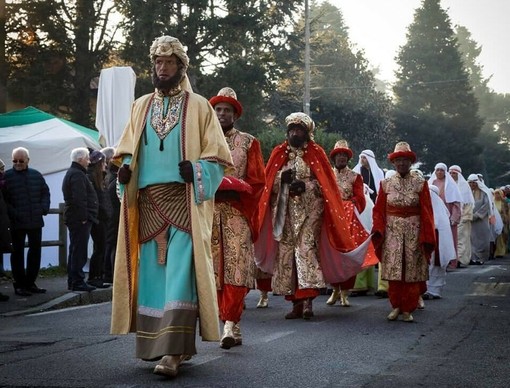 Una vecchia edizione del presepe vivente organizzato dal Club Boschessa