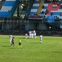 L'esultanza per l'1-0 di Nanni