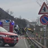 foto dell'incidente di Porto Valtravaglia tratta da Luinonotizie.it