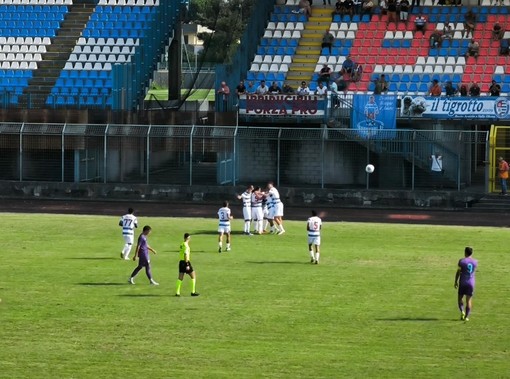 L'esultanza per l'1-0 di Nanni L'esultanza per l'1-0 di Nanni