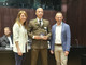 La premiazione dell'agente della polizia cantonale La premiazione dell'agente della polizia cantonale