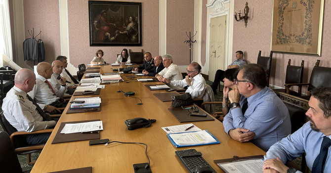 La riunione in Prefettura a Varese del Comitato per l'ordine e la sicurezza pubblica La riunione in Prefettura a Varese del Comitato per l'ordine e la sicurezza pubblica