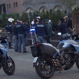 I controlli delle forze dell'ordine di martedì 24 febbraio nelle vie del centro di Varese