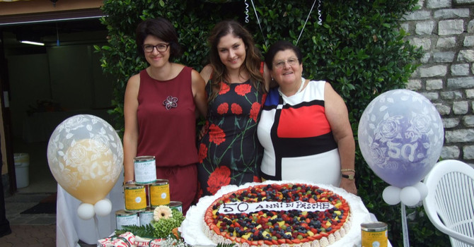 La festa dei 50 anni dei Perzic de Munà