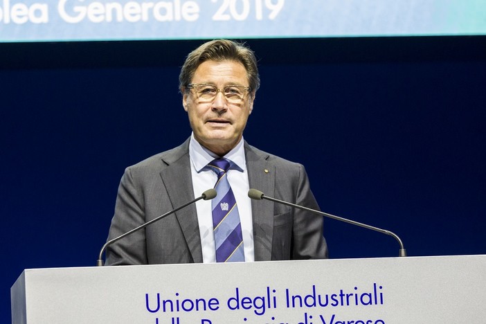 Il Presidente dell’Unione degli Industriali della provincia di Varese Roberto Grassi