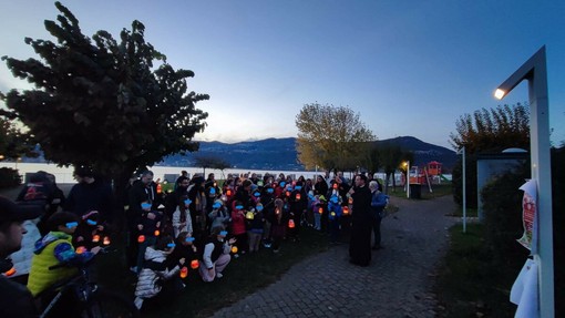 Un'immagine dell'edizione 2023 della Lanternata di San Martino a Ranco