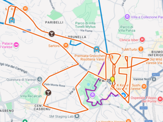 Il percorso della 10 km competitiva e non