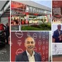 Alcuni momenti dell'inaugurazione di Varese Motor Company in viale Belforte 235 alla presenza di Marco Toro, presidente e amministratore delegato di Nissan Italia qui sopra in foto e poi, a destra, con il sindaco di Varese Davide Galimberti