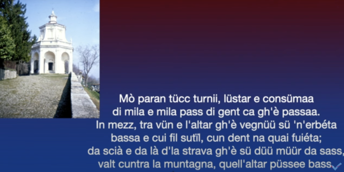 VIDEO - La Famiglia Bosina racconta... Varese in versi bosini: la Madona dul Munt