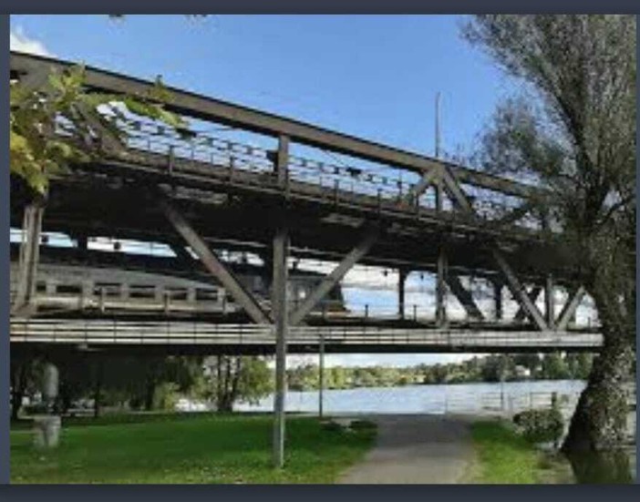 Il Ponte di Ferro sul fiume Ticino