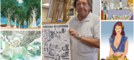 Massimo Bizzozero, in arte Max Biz, gaviratese di 68 anni, immerso in alcune delle sue "creazioni" realizzate a matita, l'inseparabile compagna di vita. Sotto nella gallery altre splendide realizzazioni di un artista globale