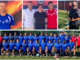 La nuova e ambiziosa Varesina: sopra da sinistra l'attaccante Stefano Banfi, il ds Andrea Scandola, il dg Max Di Caro, il tecnico Daniele Angellotti e il patron Lino Di Caro al campo di Cairate per la preparazione pre campionato La nuova e ambiziosa Varesina: sopra da sinistra l'attaccante Stefano Banfi, il ds Andrea Scandola, il dg Max Di Caro, il tecnico Daniele Angellotti e il patron Lino Di Caro al campo di Cairate per la preparazione pre campionato