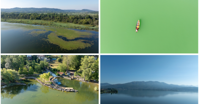 Cartoline incredibili dal lago di Varese durante l'infinita ondata di caldo (Foto Alessandro Umberto Galbiati)