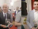 A sinistra Beppe Sannino, a destra Diego Alfonzetti, entrambi premiati a Laveno con il premio Domenico Parola 2025 A sinistra Beppe Sannino, a destra Diego Alfonzetti, entrambi premiati a Laveno con il premio Domenico Parola 2025