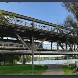 Il Ponte di Ferro sul fiume Ticino