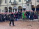 Il flas mob in piazza del Garibaldino dei dipendenti dell'azienda Very Fast People