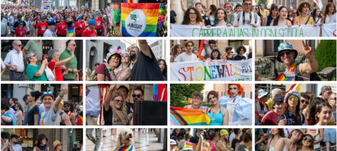 Cartolina con volti e colori dal Varese Pride (foto Alessandro Umberto Galbiati) Cartolina con volti e colori dal Varese Pride (foto Alessandro Umberto Galbiati)