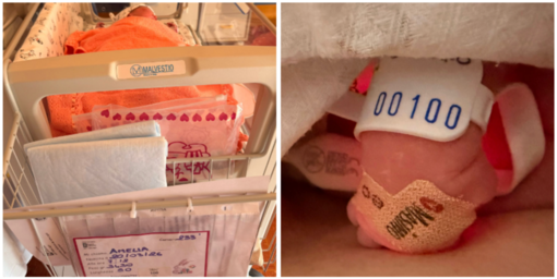 Amelia Gheller, centesima bimba nata quest'anno a Cittiglio Amelia Gheller, centesima bimba nata quest'anno a Cittiglio