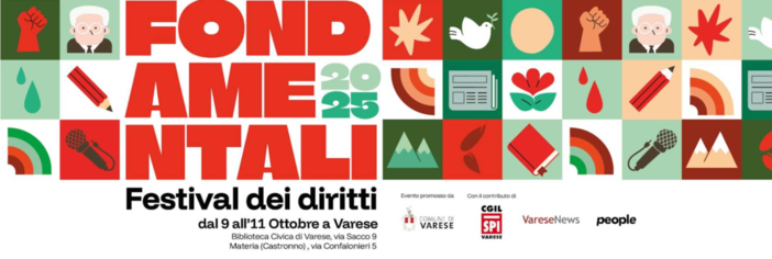 Torna a Varese “Fondamentali. Festival dei diritti” Torna a Varese “Fondamentali. Festival dei diritti”