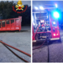 Varese, incendio ieri sera in largo Gajard a Bizzozero