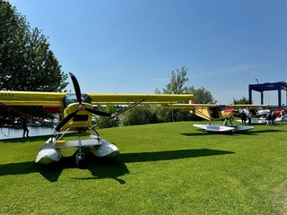 Lo spettacolo degli idrovolanti alla Marina di Verbella a Sesto Calende