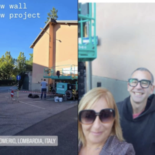 Ravo e il vicesindaco Veronica Orlandi che lo ha accolto Ravo e il vicesindaco Veronica Orlandi che lo ha accolto