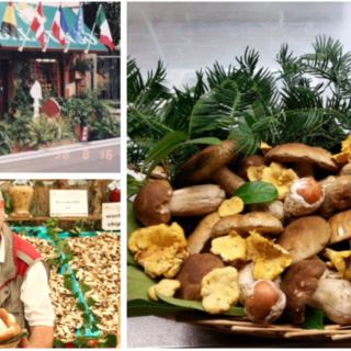 L'inconfondibile sagoma de &quot;La Casa del Fungo&quot; di Gemonio con Barbara e papà Antonio