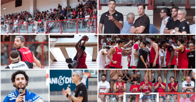 Sotto gli occhi di oltre 500 tifosi, ma anche di Luis Scola, Giancarlo Giorgetti e Brandon Snow di RedBird, Varese ha riempito di sogni il Campus. Alla fine Alviti e Kastritis hanno ringraziato il pubblico Sotto gli occhi di oltre 500 tifosi, ma anche di Luis Scola, Giancarlo Giorgetti e Brandon Snow di RedBird, Varese ha riempito di sogni il Campus. Alla fine Alviti e Kastritis hanno ringraziato il pubblico