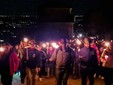 Le immagini della Fiaccolata al Sacro Monte di domenica sera Le immagini della Fiaccolata al Sacro Monte di domenica sera