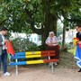 Inaugurata a Sangiano la Panchina dell'Amicizia tra Italia e Moldova