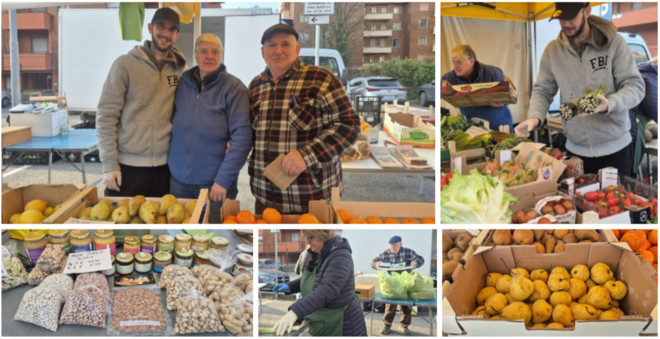 Ogni venerdì in piazzale Foresio a Varese spunta un bancone con verdura, frutta, conserve, olio, legumi e tutto quanto può far felice un sano cuciniere. Gianni Botta con la moglie Raffaella Cocquio e i figli Giulia e Fabio fanno mercato di prodotti sopraffini, in parte coltivati ad Albiolo e in parte arrivati dalla Sicilia, dove la famiglia, originaria di Malnate, possiede sei ettari di campagna