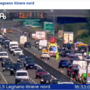 Le immagini dell'incidente tratte dalla webcam di Autostrade per l'Italia
