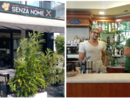 La trattoria pizzeria "Senza Nome" di viale Borri 311 gestita da Gianluca, a destra nella foto, e da mamma Ines