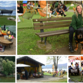 Francesca Ridolfi immersa nel verde e nell'oasi del “Darsena 350 Oasi Bar”, molto più di un locale al porticciolo di Cazzago Brabbia. Sotto in gallery alcuni scatti delle sue precedenti esperienze