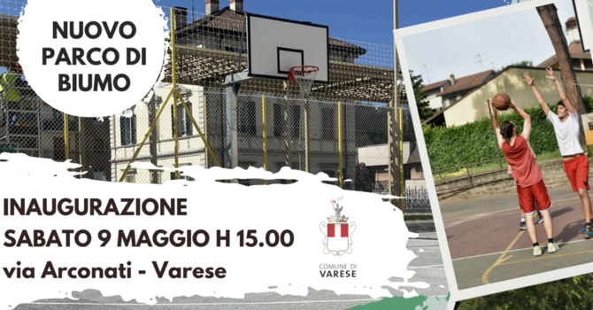 Un nuovo parco a Biumo: taglio di nastro sabato prossimo