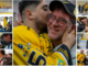 Saluto finale al palaghiaccio per i Mastini e per chi rappresenta l'amore più puro e incondizionato per i colori gialloneri (Foto Galbiati)