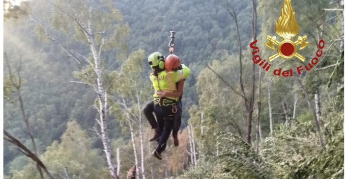 Sei scout francesi in difficoltà sul San Primo: li recuperano i vigili del fuoco Sei scout francesi in difficoltà sul San Primo: li recuperano i vigili del fuoco
