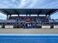 La tribuna di Soncino a un'ora dal via della finale (Foto Alessandro Umbertto La tribuna di Soncino a un'ora dal via della finale (Foto Alessandro Umbertto