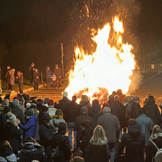 Il falò di Sant'Antonio di Morazzone