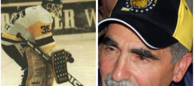 Jim Corsi con la leggendaria maglia numero 35 dei Mastini e, a destra, in un primo piano di una fotografia scattata dall'indimenticabile Fiorenza Zanchin Jim Corsi con la leggendaria maglia numero 35 dei Mastini e, a destra, in un primo piano di una fotografia scattata dall'indimenticabile Fiorenza Zanchin