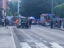 Le immagini dell'infortunio sul lavoro di oggi a Saronno (foto tratta da IlSaronno.it)