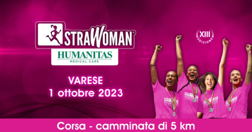 Il 1° ottobre a Varese arriva a Varese &quot;Strawoman&quot;, la corsa non competitiva dedicata alle donne