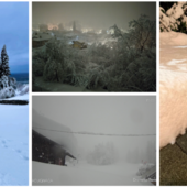 Da sinistra in senso orario il manto bianco immacolato del viale delle cappelle al Sacro Monte, il paesaggio incantato del Brinzio (foto Lucy) con i 30 centimetri accumulati (foto Pietro Marè - NaturalMeteo) e Macugnaga sommersa al risveglio Da sinistra in senso orario il manto bianco immacolato del viale delle cappelle al Sacro Monte, il paesaggio incantato del Brinzio (foto Lucy) con i 30 centimetri accumulati (foto Pietro Marè - NaturalMeteo) e Macugnaga sommersa al risveglio