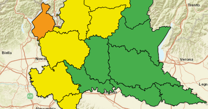 Cresce l'allerta meteo: è arancione per la zona dei laghi e delle Prealpi varesine